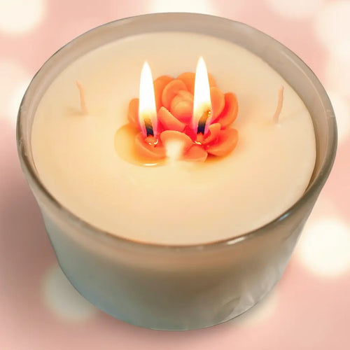 Amber Vanilla Rose LUKELOLA-CANDLES
