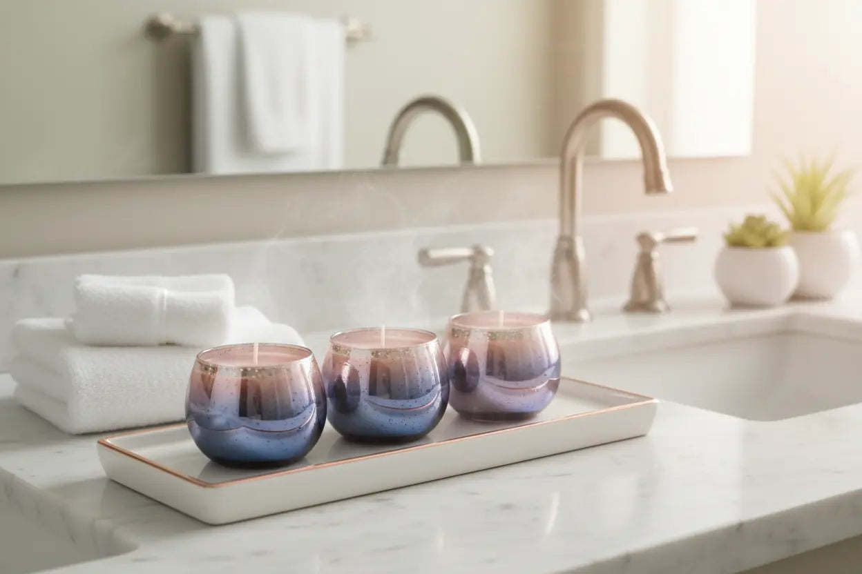 Marbre Botanique — Calme &amp; Lumière LUKELOLA-CANDLES