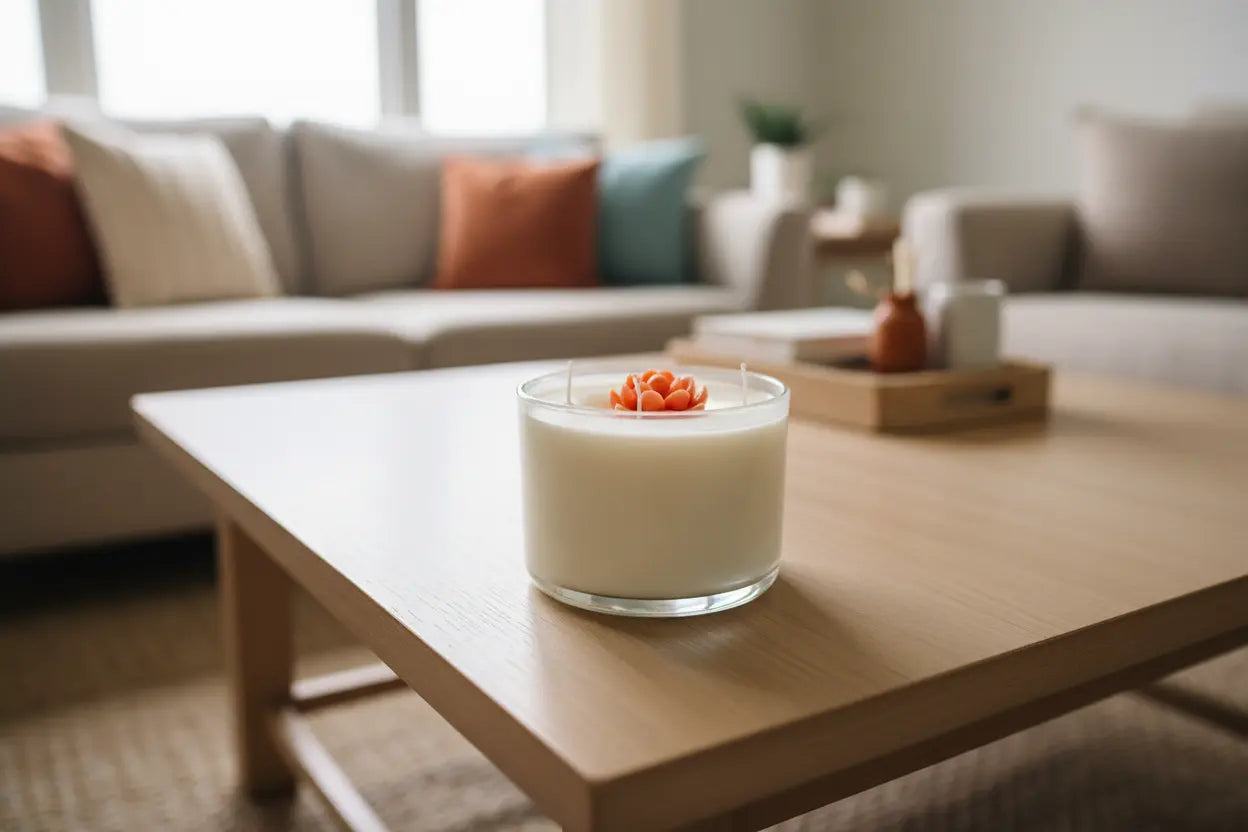 Amber Vanilla Rose LUKELOLA-CANDLES